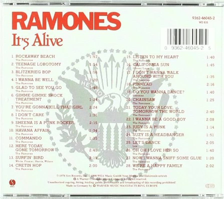 It's Alive (Reissue): Ramones: Amazon.ca: Music